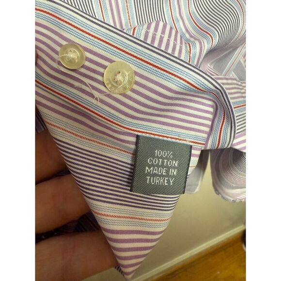 Hickey Freeman Button Down Shirt NWT Men's Sz. M - Picture 9 of 9